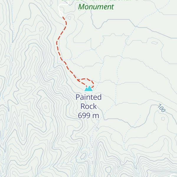 Map of Painted Rock