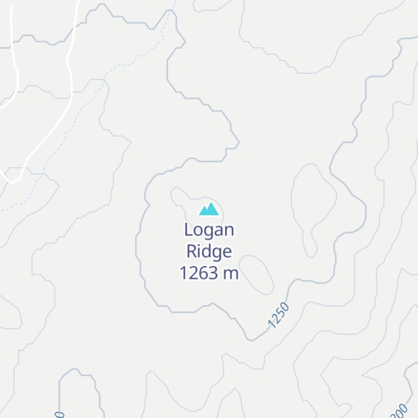 Map of Logan Ridge