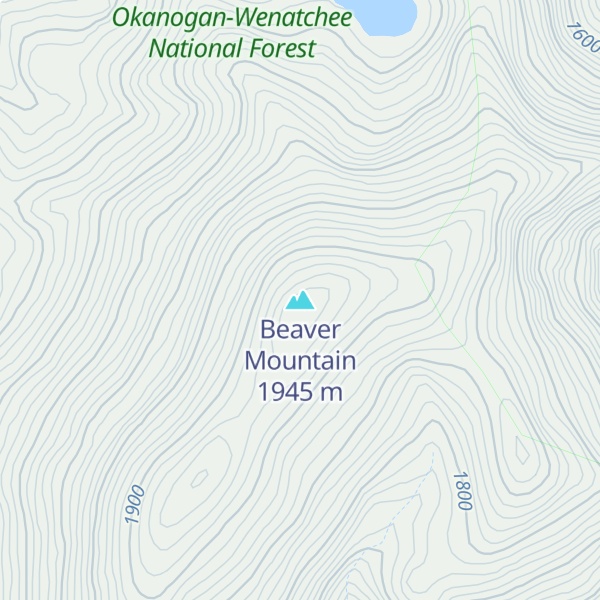 Map of Beaver Mountain