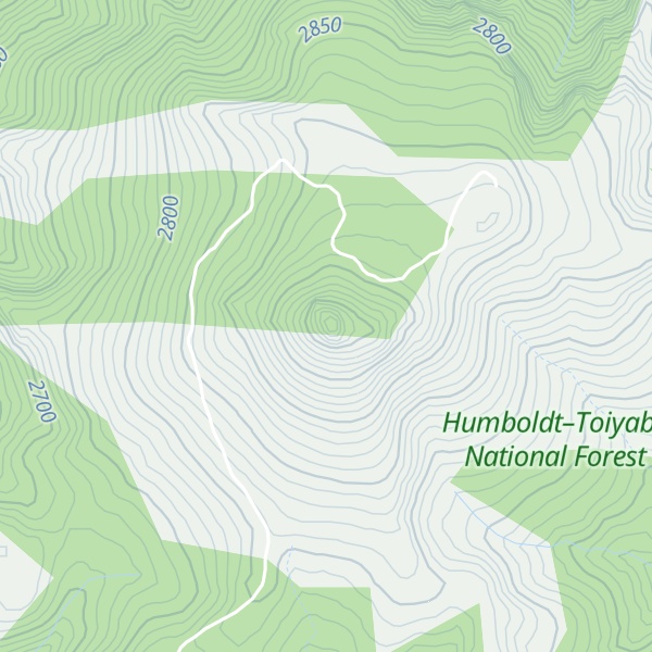 Map of Hawkins Peak
