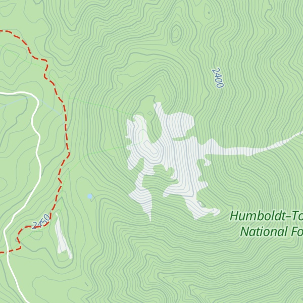 Map of Duane Bliss Peak
