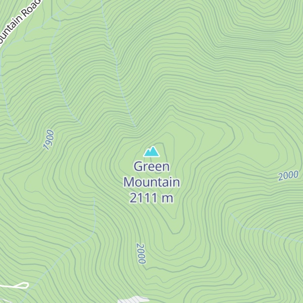 Map of Green Mountain