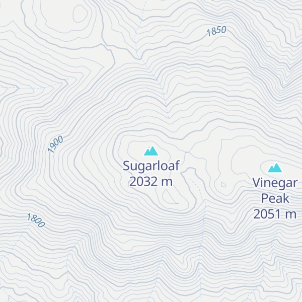 Map of Sugarloaf