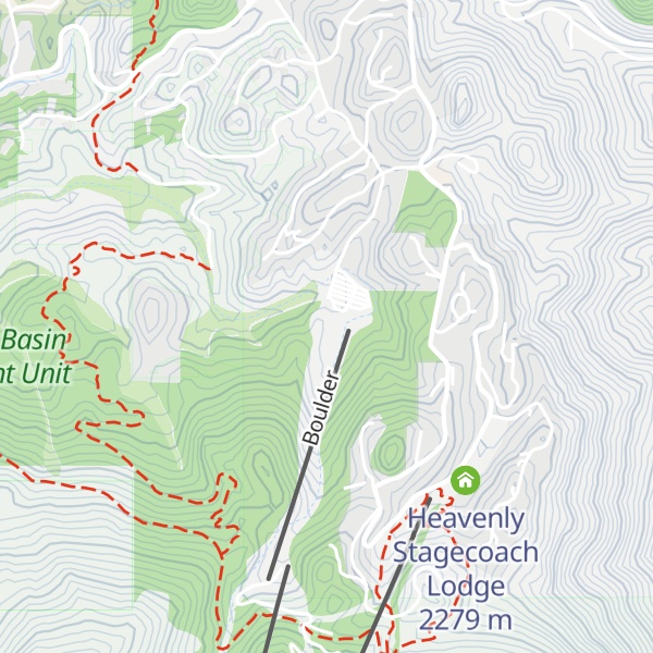 Map of Heavenly Boulder Lodge