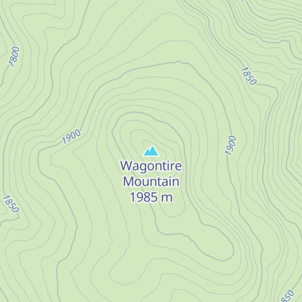 Map of Wagontire Mountain