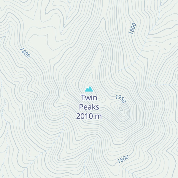Map of Twin Peaks