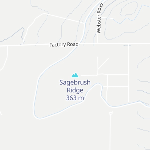 Map of Sagebrush Ridge