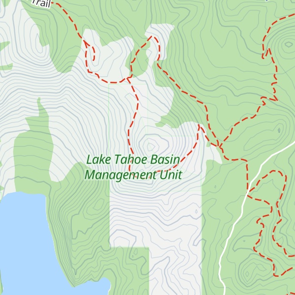 Map of Marlette Peak