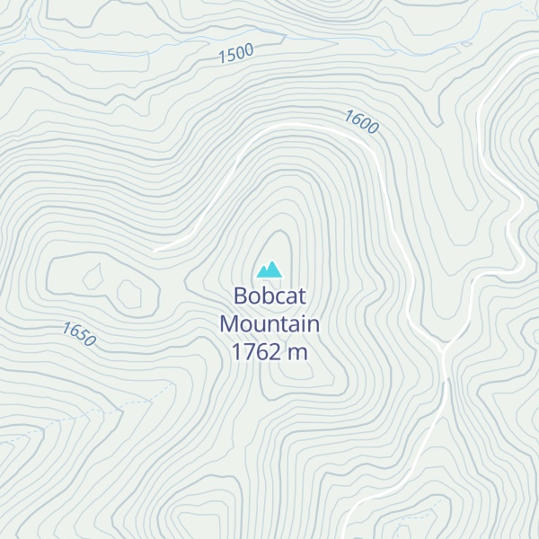 Map of Bobcat Mountain