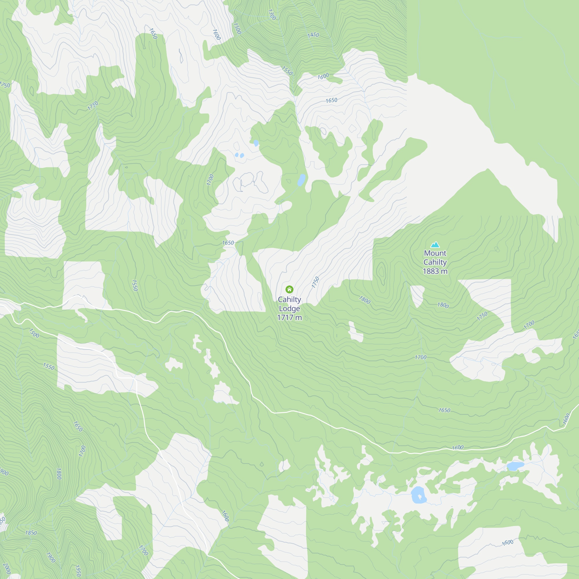 Cahilty Lodge map