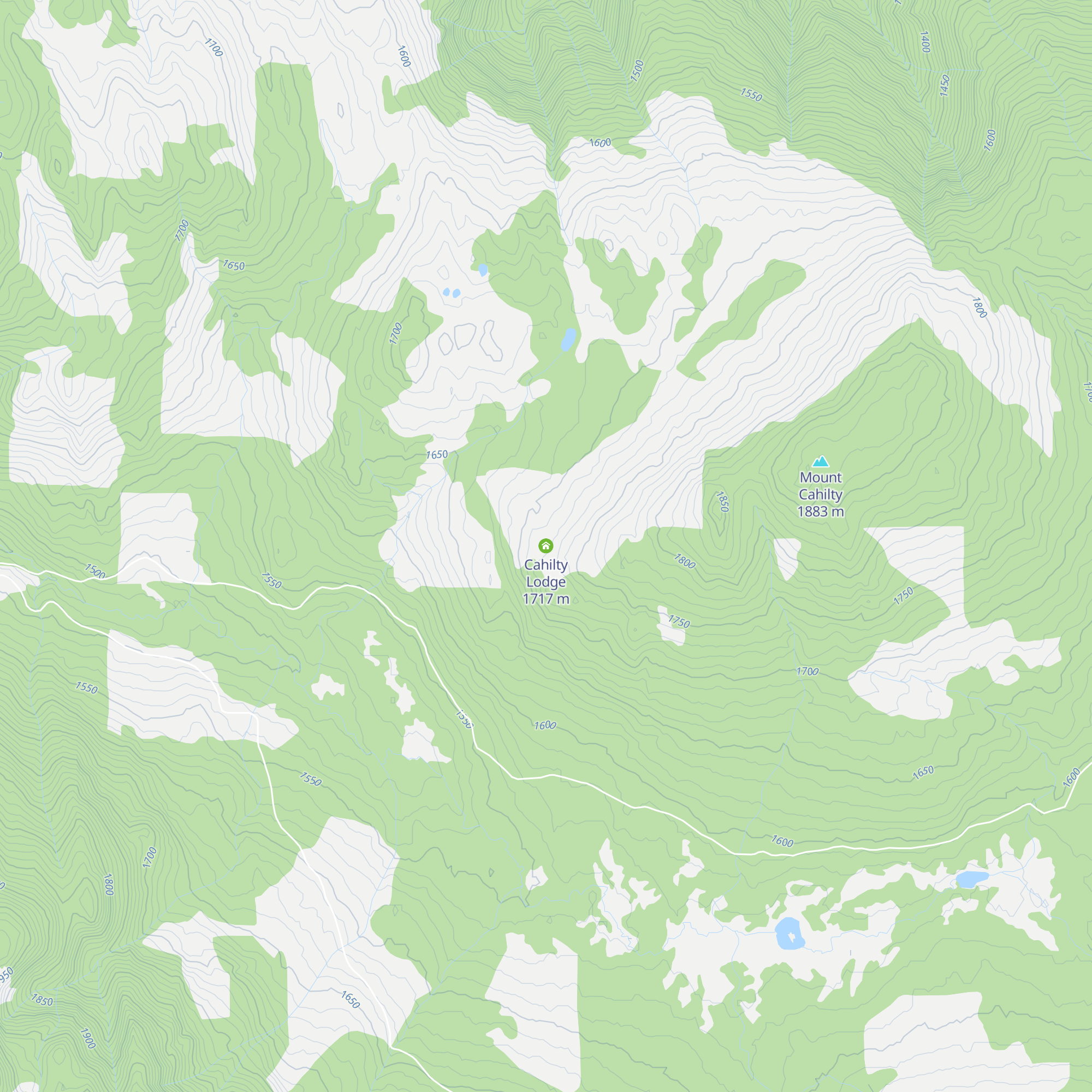 Cahilty Lodge map