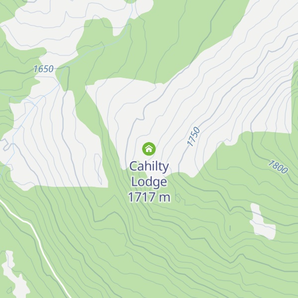 Map of Cahilty Lodge