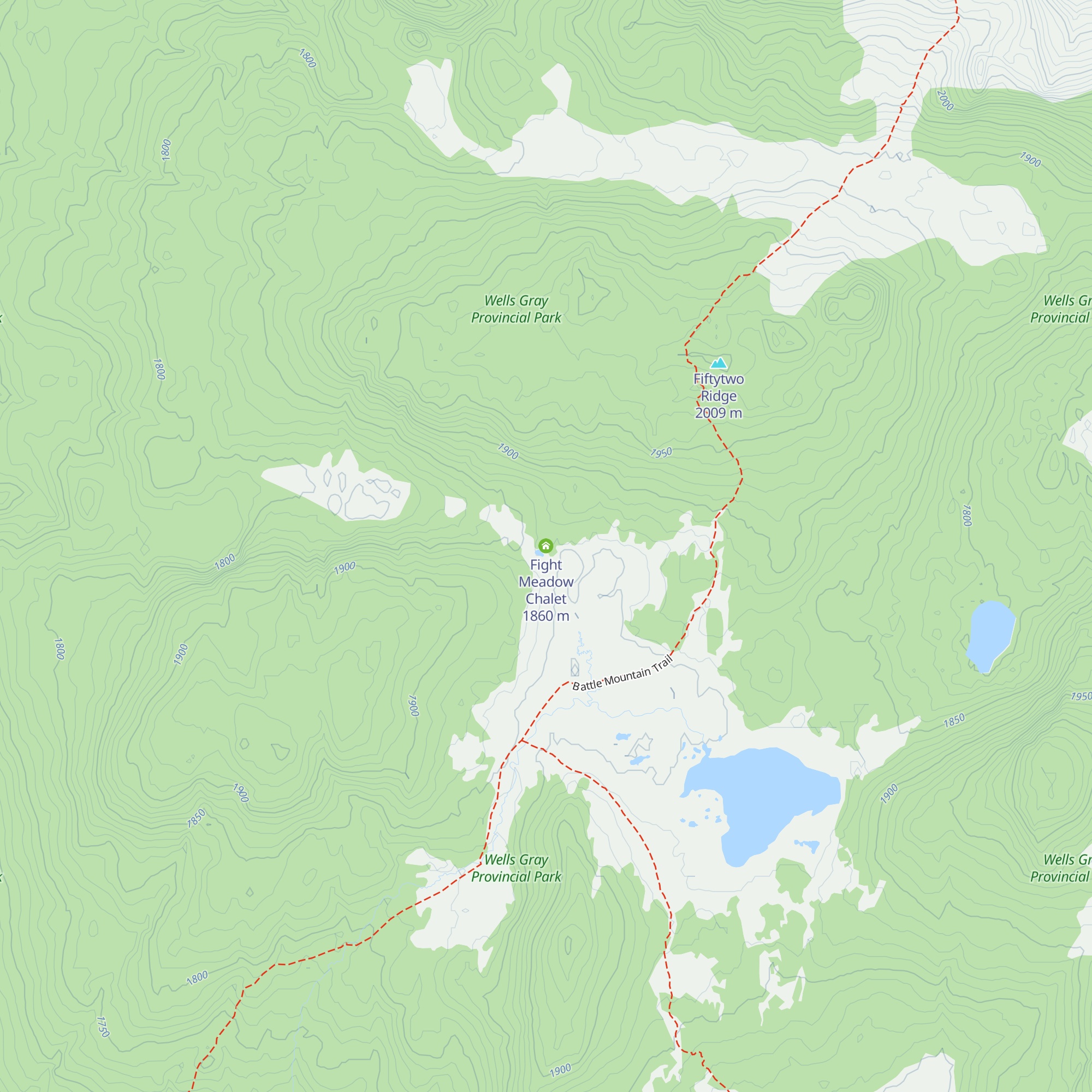 Fight Meadow Chalet map
