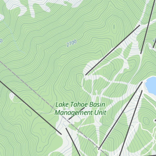 Map of East Peak