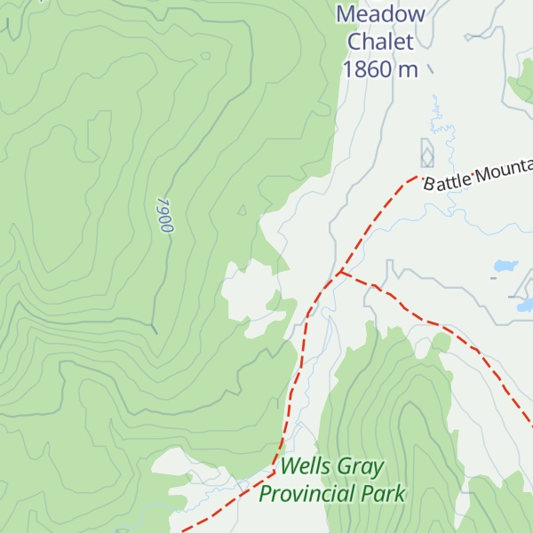 Map of Fight Lake Public Cabin