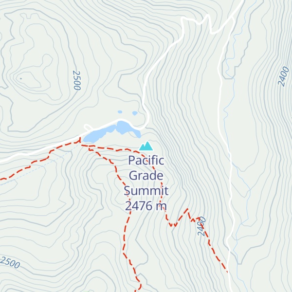 Map of Pacific Grade Summit
