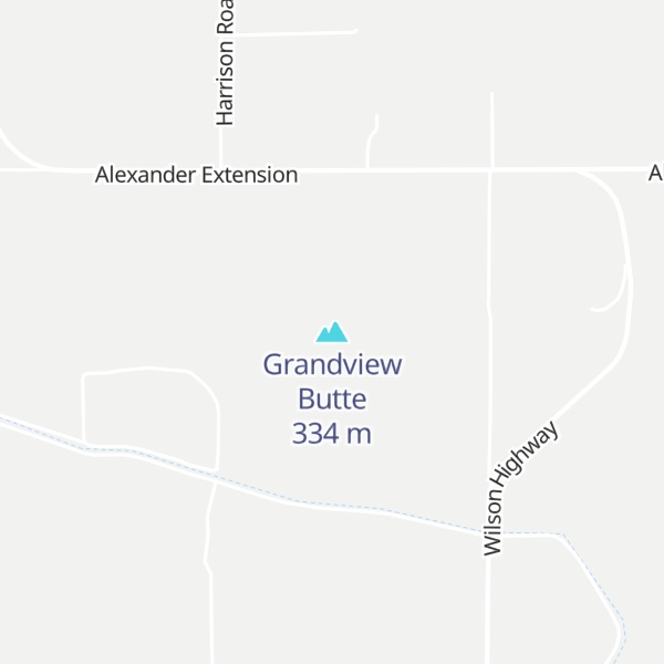 Map of Grandview Butte