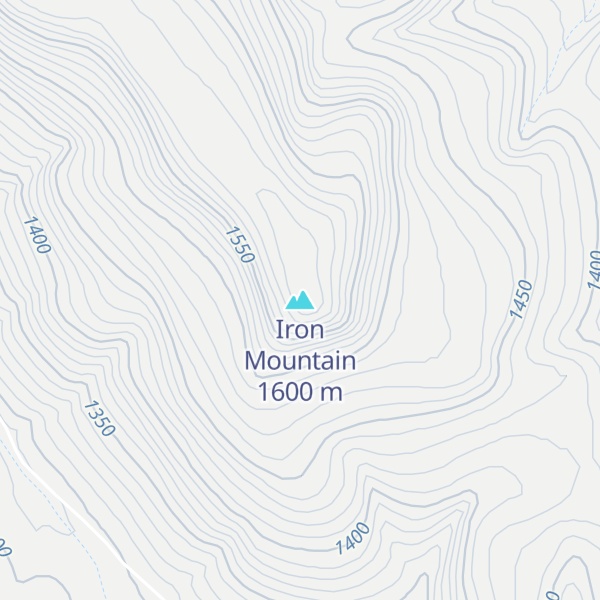 Map of Iron Mountain