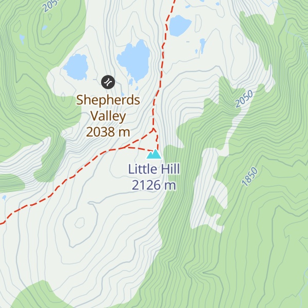 Map of Little Hill