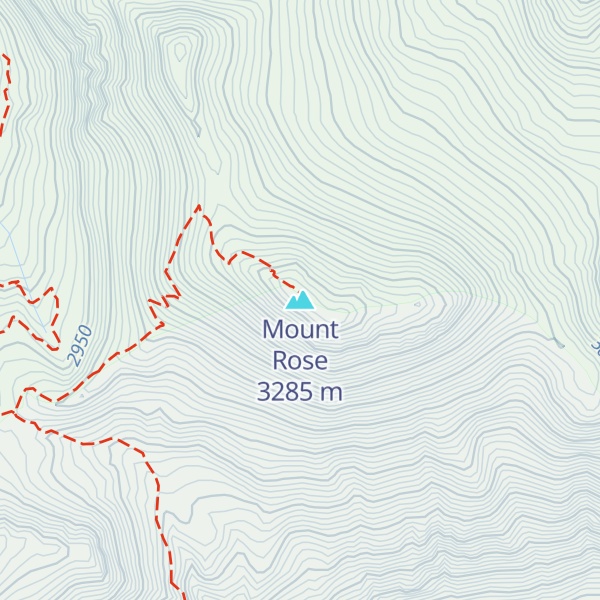 Map of Mount Rose