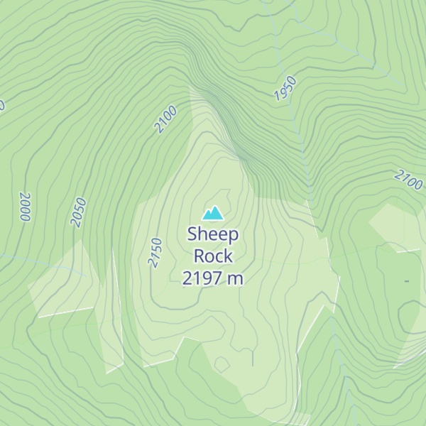 Map of Sheep Rock