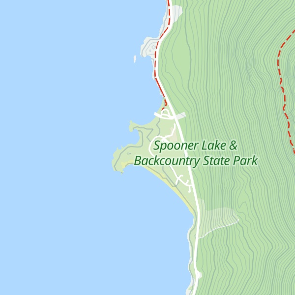 Map of Sand Harbor Visitor Center