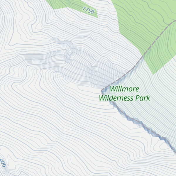 Map of Interpass Ridge
