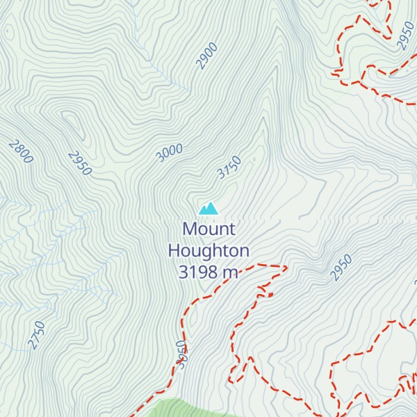 Map of Mount Houghton