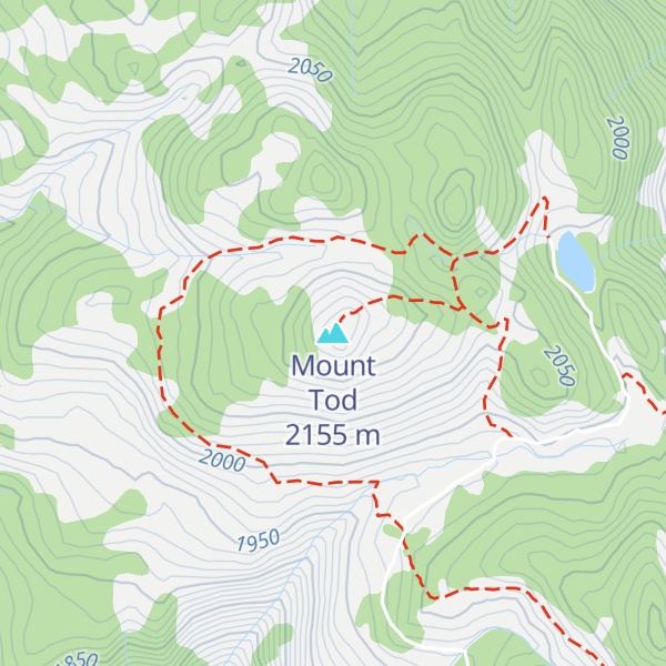 Map of Mount Tod