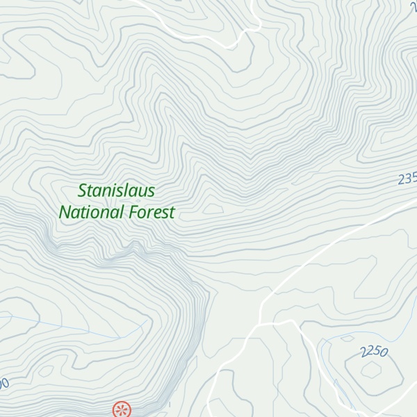 Map of Bull Run Rock