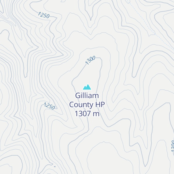 Map of Gilliam County HP