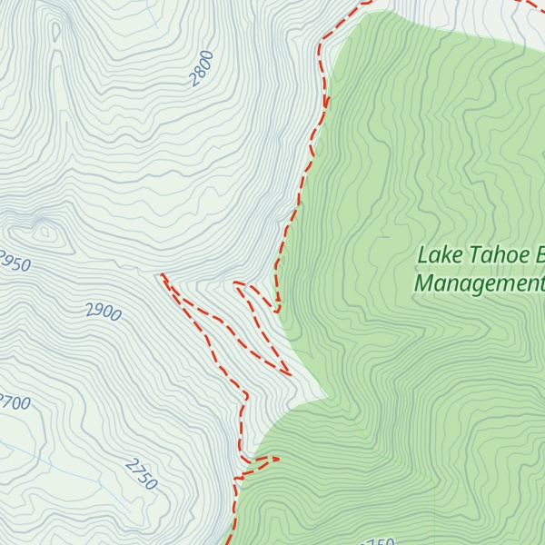 Map of Relay Peak
