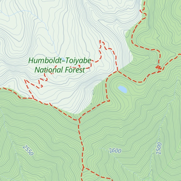Map of Rose Knob Peak