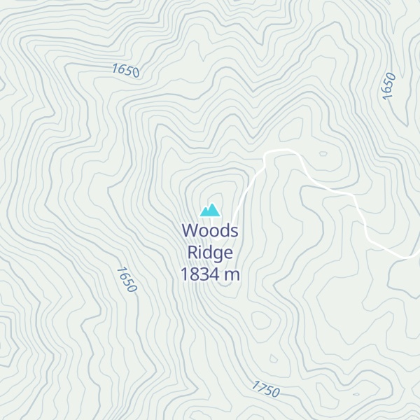 Map of Woods Ridge