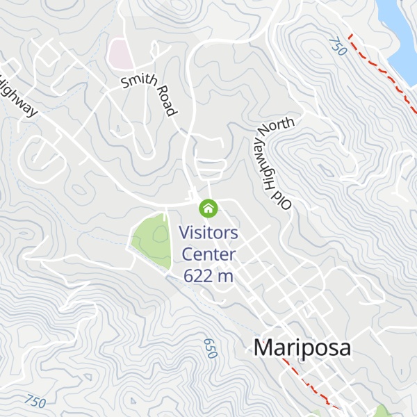 Map of Visitors Center