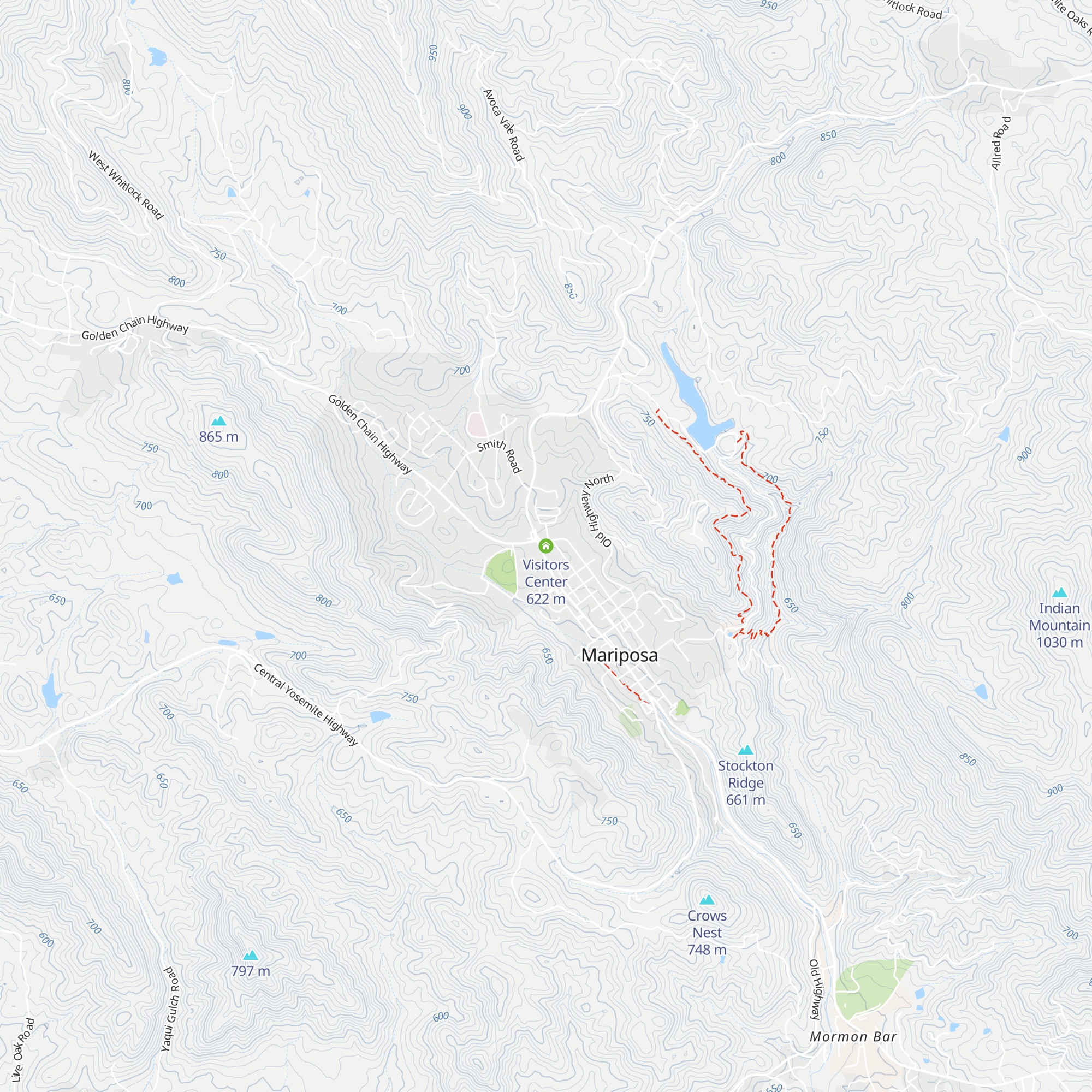 Visitors Center map