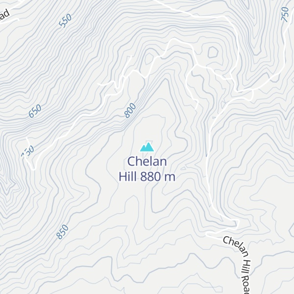 Map of Chelan Hill