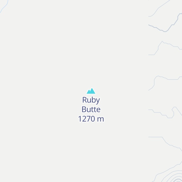 Map of Ruby Butte