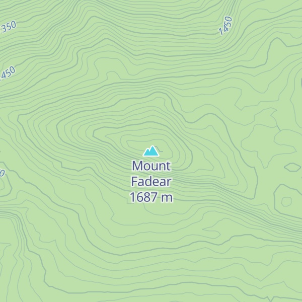 Map of Mount Fadear