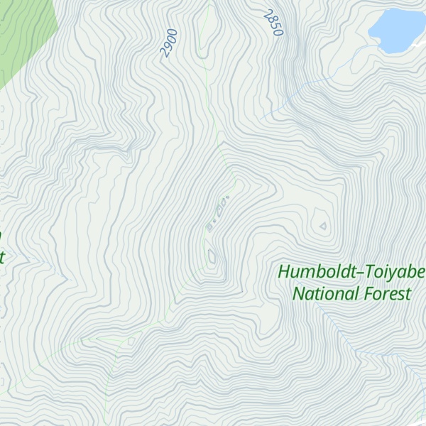 Map of Red Lake Peak