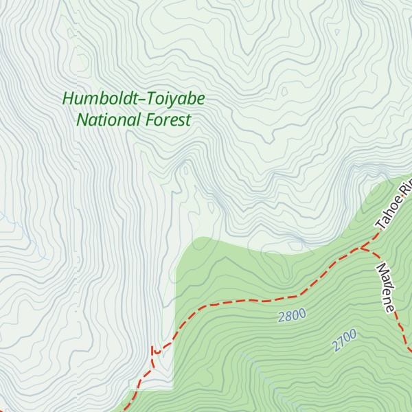 Map of Rifle Peak