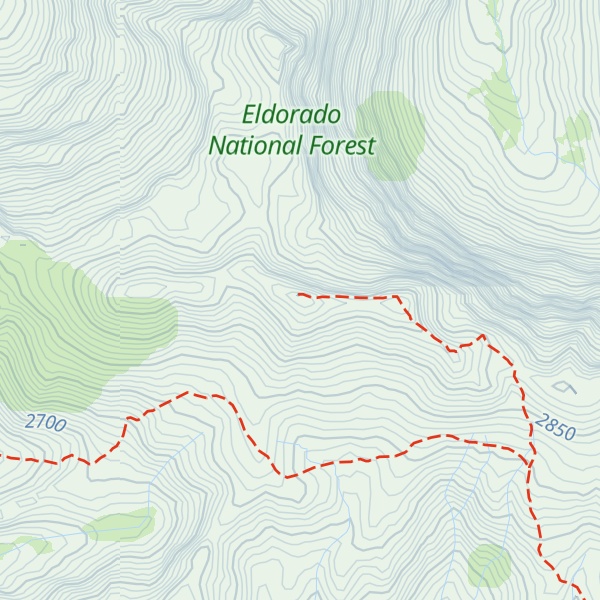 Map of Deadwood Peak