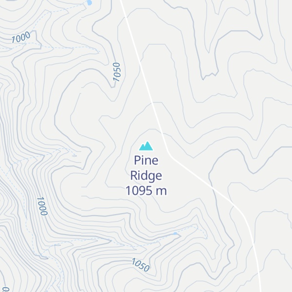 Map of Pine Ridge