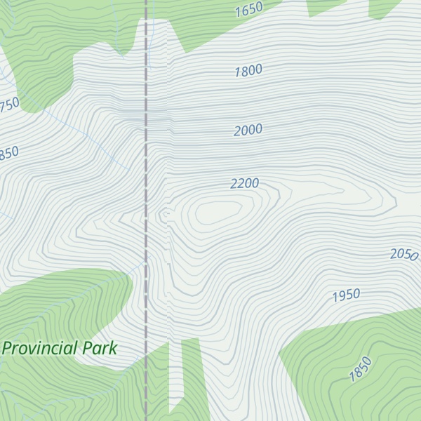 Map of Kakwa Mountain