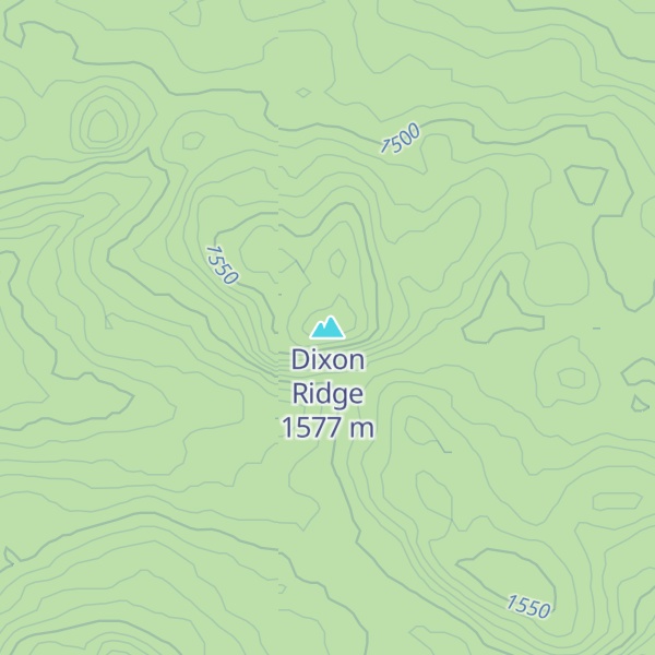Map of Dixon Ridge