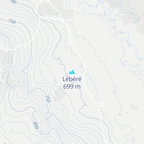 Map of Lébéré