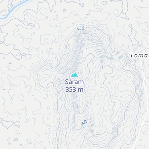 Map of Saram