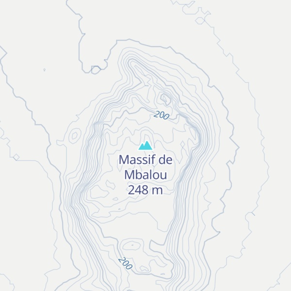 Map of Massif de Mbalou