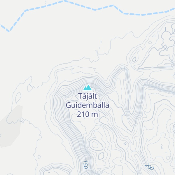 Map of Tâjâlt Guidemballa