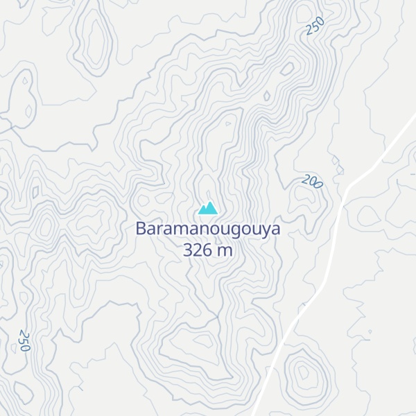 Map of Baramanougouya